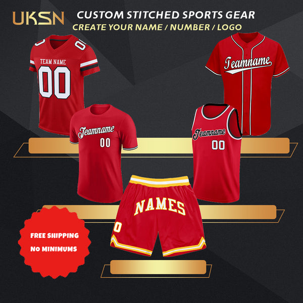 Custom Stitched Jerseys Cheap Design Team Embroidered Jerseys Online UKSN INC