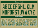 Custom Vegas Gold Green-White Drift Fashion Football Jersey
