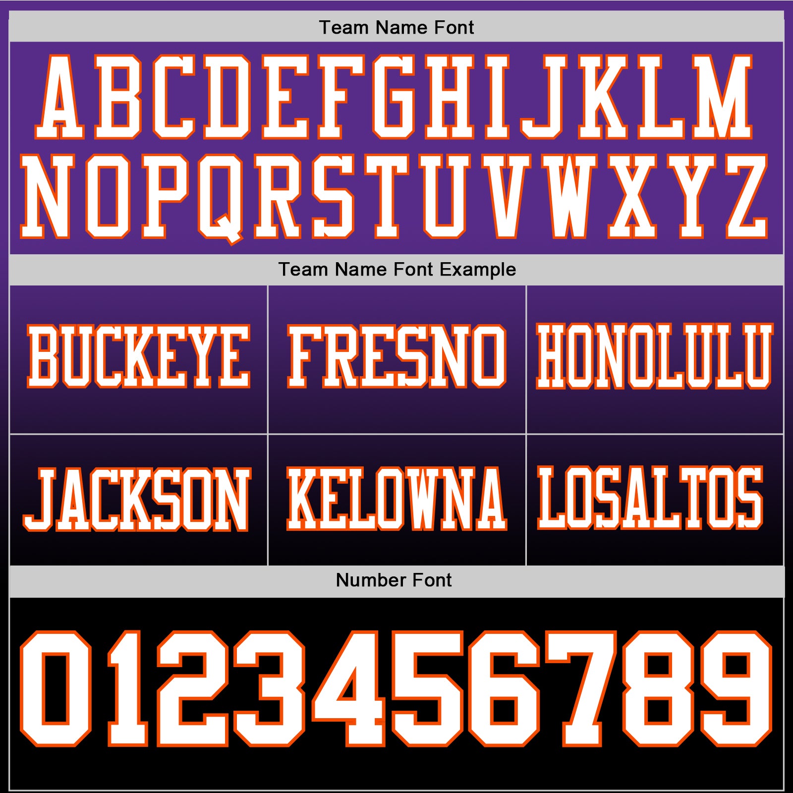 Custom Purple White Black-Orange Mesh Authentic Fade Fashion Football Jersey