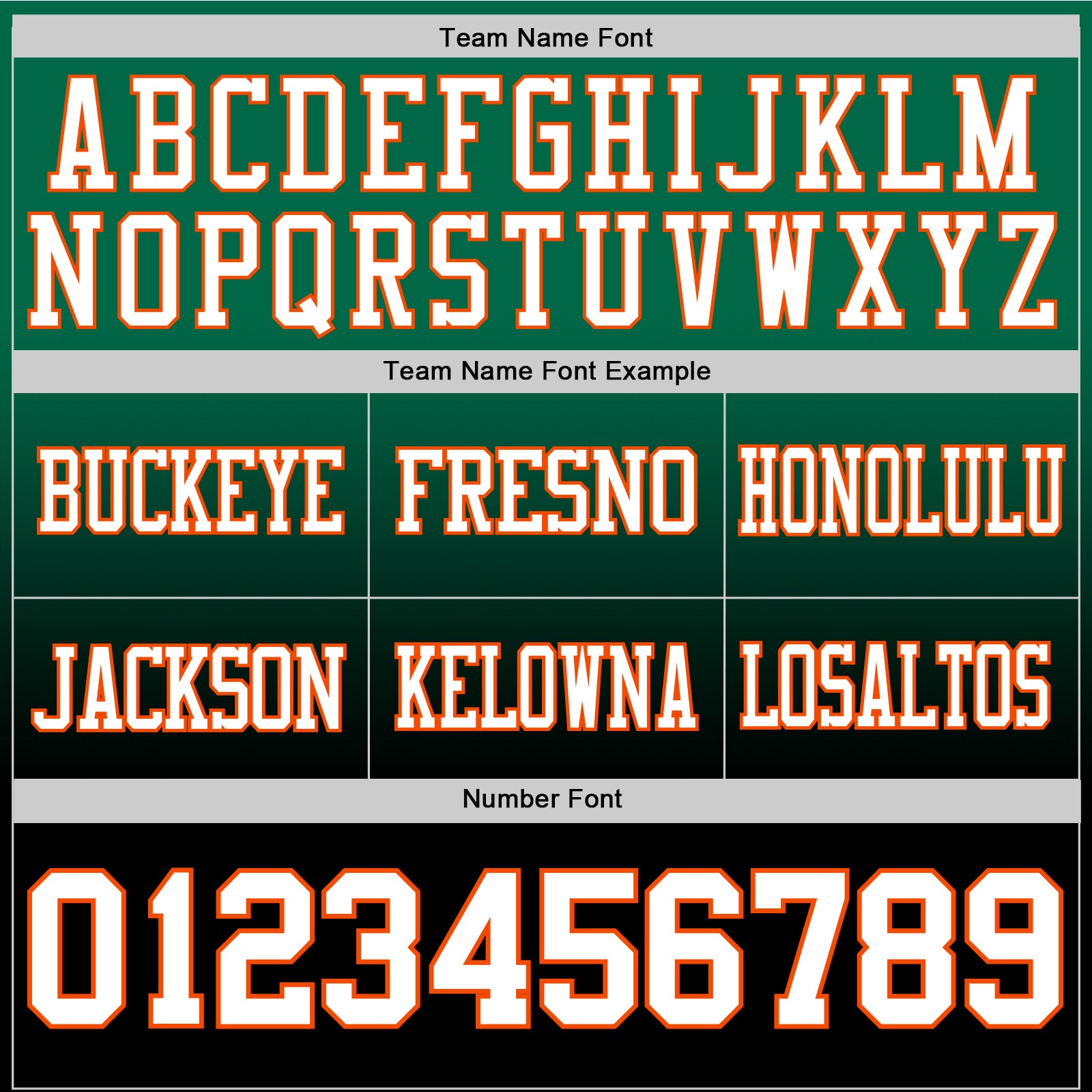 Custom Kelly Green White Black-Orange Mesh Authentic Fade Fashion Football Jersey