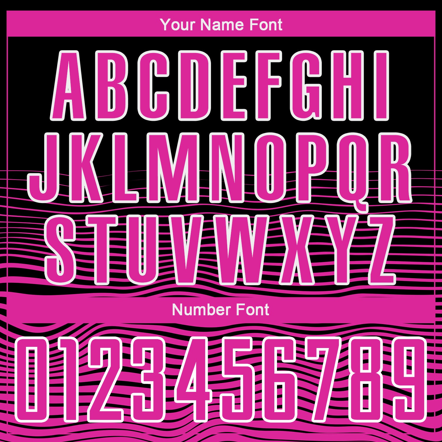 Custom Black Deep Pink-White Gradient Line Sublimation Soccer Uniform Jersey