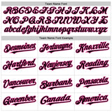 Custom White Pinstripe Black-Pink Authentic Fade Fashion Baseball Jersey