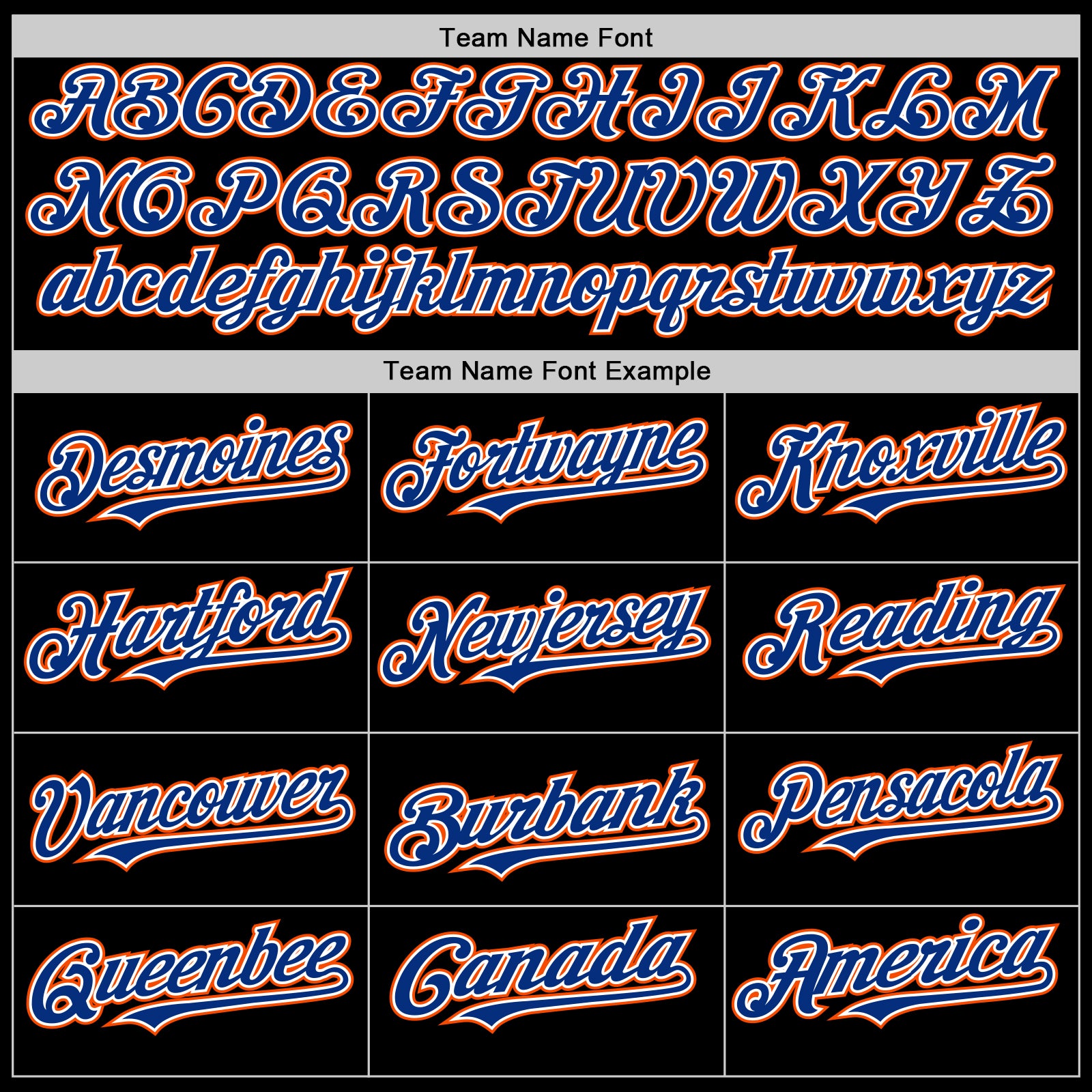Custom Black Royal-Orange Authentic Sleeveless Baseball Jersey
