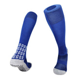 Grip Soccer Socks Anti Slip Non Slip Cushion Over-the-Calf Athletic Socks for Football Sports