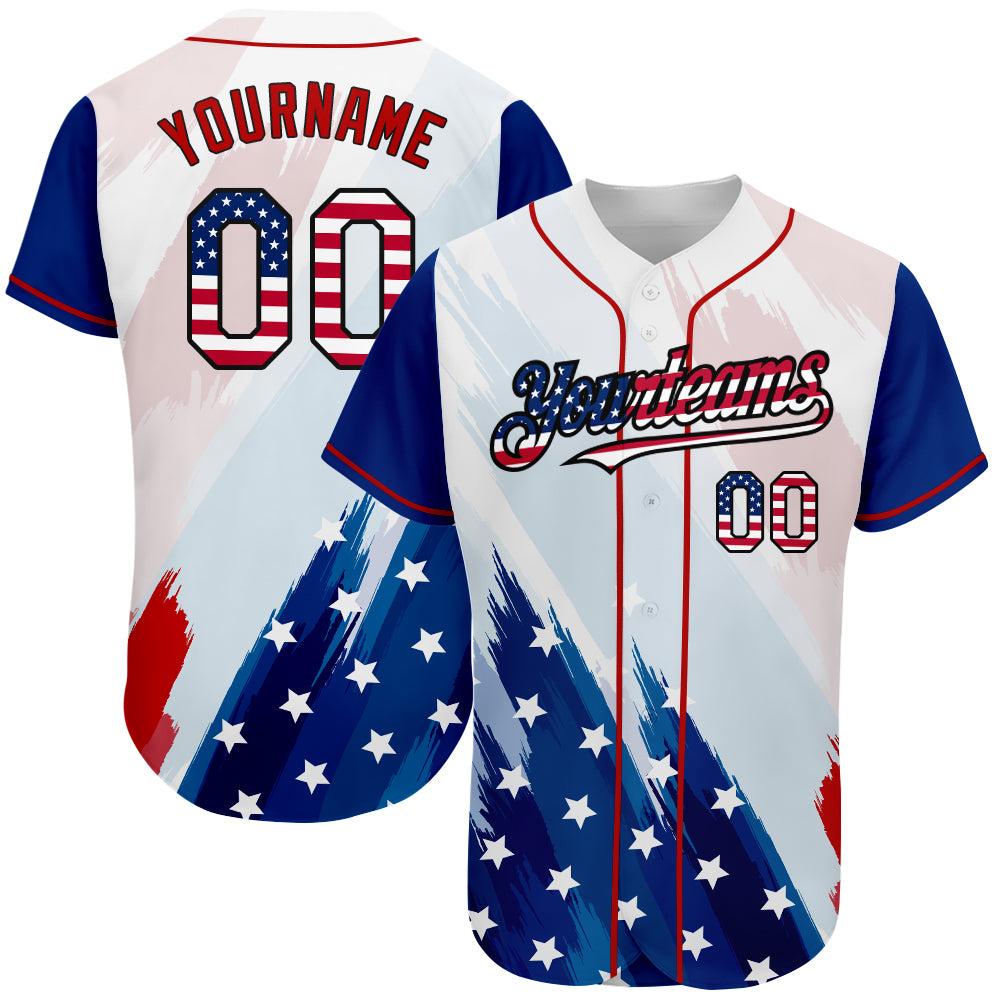 Custom Olive Red-Black Authentic Salute To Service Baseball Jersey