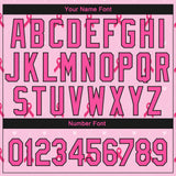Custom Pink Black 3D Pink Ribbon Breast Cancer Awareness Month Women Health Care Support Authentic Baseball Jersey