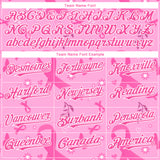 Custom Pink White 3D Pink Ribbon Breast Cancer Awareness Month Women Health Care Support Authentic Baseball Jersey