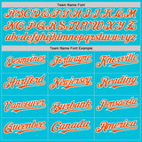 Custom Lakes Blue Orange-White 3D Pattern Design Gradient Style Twinkle Star Authentic Baseball Jersey