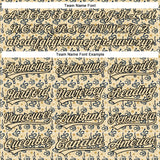 Custom Cream Black 3D Pattern Design Animal Snake Authentic Baseball Jersey