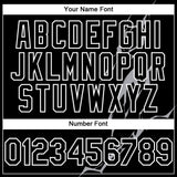 Custom Black Gray-White 3D Pattern Design Lightning Authentic Baseball Jersey