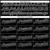 Custom Black White 3D Pattern Design Rave Mastodons Head Authentic Baseball Jersey
