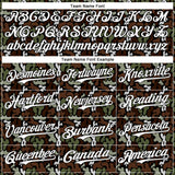 Custom Black White 3D Pattern Design Abstract Spots Authentic Baseball Jersey