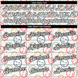 Custom White Black 3D Pattern Design Smile Emoji Performance T-Shirt