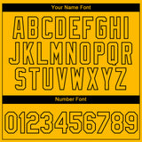 Custom Gold Black-White 3D Pattern Design Smile Emoji Performance T-Shirt