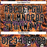 Custom Texas Orange Black-White 3D Halloween Performance T-Shirt