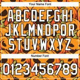 Custom Bay Orange White-Black 3D Halloween Performance T-Shirt