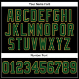 Custom Stitched Black Green-Old Gold 3D Pattern Design Gradient Square Shape Sports Pullover Sweatshirt Hoodie