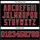 Custom Stitched Black Crimson-Cream 3D Pattern Design Gradient Square Shape Sports Pullover Sweatshirt Hoodie