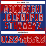Custom Stitched Royal Red-White 3D Pattern Design Abstract Brush Stroke Sports Pullover Sweatshirt Hoodie