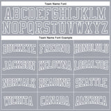 Custom Stitched Gray White 3D Pattern Design Contrast Color Stripe Sports Pullover Sweatshirt Hoodie