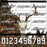 Custom White Black-Camo 3D Deer Skull Hunting Sports Pullover Sweatshirt Hoodie