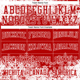 Custom Stitched Red White Christmas Snowflakes 3D Sports Pullover Sweatshirt Hoodie