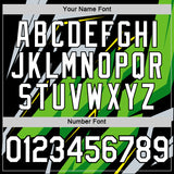 Custom Black Aurora Green Silver-Light Yellow 3D Esports Performance T-Shirt