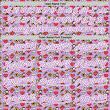 Custom Light Purple White 3D Pattern Design Father's Day Family Love Authentic Baseball Jersey