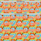 Custom Neon Yellow Orange-White 3D Pattern Design Funny Cartoon Flower And Heart Authentic Baseball Jersey