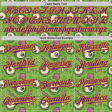 Custom Green Bay Orange-Purple 3D Pattern Design Funny Cartoon Monster Authentic Baseball Jersey