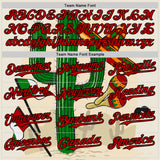 Custom Cream Red-Black 3D Mexican Festival Cactus Sombrero And Flag Cinco de Mayo Authentic Baseball Jersey