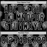 Custom Black White 3D Apache Skull Authentic Baseball Jersey