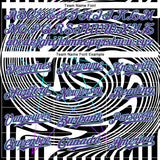 Custom Black Purple-Ice Blue 3D Pattern Design Rave Psychedelic Fluid Art Authentic Baseball Jersey
