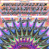 Custom Orange Black-White 3D Pattern Design Rave Psychedelic Fractal Style Authentic Baseball Jersey