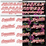 Custom Black White-Red 3D Pattern Design Liquid Splatter Authentic Baseball Jersey