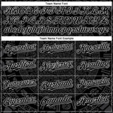 Custom Black Gray-White 3D Mexico Authentic Baseball Jersey
