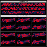 Custom Black Fire Red-Royal 3D Patriotic American Flag And Muscle Car Authentic Baseball Jersey