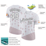 Custom White Black 3D Pickleball Paddles Balls Performance T-Shirt