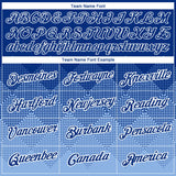 Custom Royal Light Blue-White 3D Pattern Design Gradient Square Shapes Performance T-Shirt