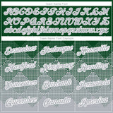 Custom Green Gray-White 3D Pattern Design Gradient Square Shapes Performance T-Shirt