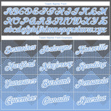 Custom Steel Gray Light Blue-White 3D Pattern Design Gradient Square Shapes Performance T-Shirt