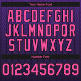 Custom Purple Pink-Black 3D Pattern Design Gradient Geometric Shape Authentic Baseball Jersey