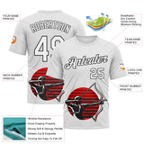 Custom White Black 3D Pattern Design Arrow Archery Bow Target Performance T-Shirt