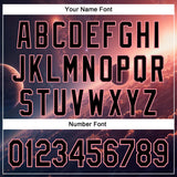 Custom Black Medium Pink 3D Pattern Design Outer Space Solar Authentic Baseball Jersey