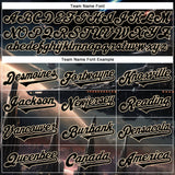 Custom Black City Cream 3D Pattern Design Outer Space Starships Authentic Baseball Jersey