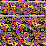 Custom Black Purple-Gold 3D Pattern Design Mardi Gras Shrove Tuesday Authentic Baseball Jersey