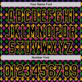 Custom Black Gold 3D Pattern Design Mardi Gras Shrove Tuesday Authentic Baseball Jersey