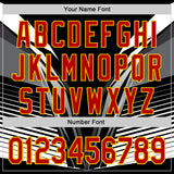 Custom Black Red-Yellow 3D Pattern Design Burner Costumes Mecha Authentic Baseball Jersey