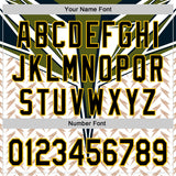 Custom White Black-Yellow 3D Pattern Design Burner Costumes Lightning Authentic Baseball Jersey