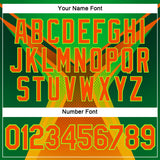 Custom Green Orange-Neon Green 3D Pattern Design Africa Neon Sport Wear Performance T-Shirt